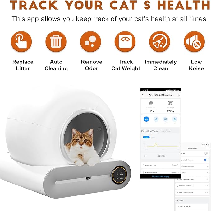 Self-Cleaning Cat Litter Box