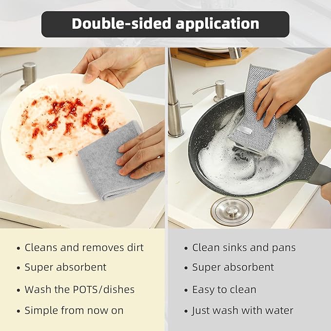 Non-scratch Wire Dishcloth