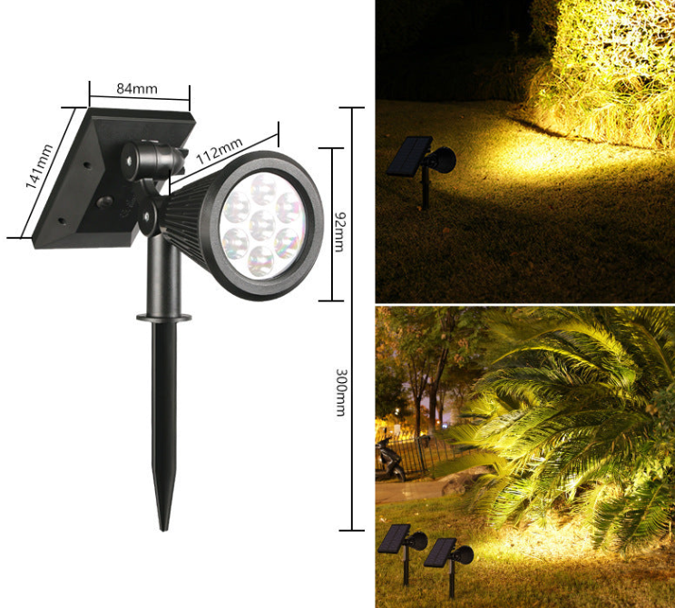 Outdoor Solar Garden Spotlight